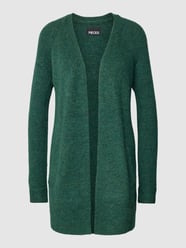 Longcardigan mit Eingrifftaschen von Pieces Grün - 48