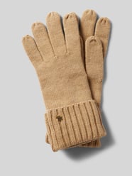 Handschuhe mit Label-Detail und Woll-Anteil von Lauren Ralph Lauren Braun - 7