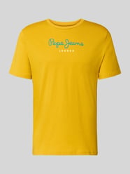 Koszulka z czystej bawełny w kroju regular fit model 'EGGO' od Pepe Jeans - 12