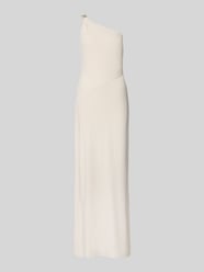 Abendkleid im One-Shoulder-Look Modell 'BELINA' von Lauren Ralph Lauren Beige - 3