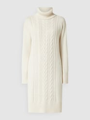 Strickkleid mit Zopfmuster von Tom Tailor Beige - 23