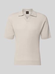 Regular Fit Poloshirt aus reiner Baumwolle Modell 'ARAVOLO' von BOSS Orange Beige - 19