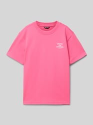 T-shirt met statementprints, model 'GAZJAN' van CARS JEANS - 25