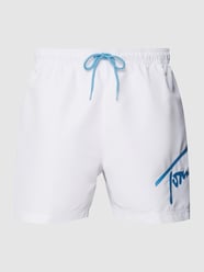 Badehose mit Label-Print von Tommy Jeans Weiß - 17