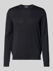 Regular Fit Strickpullover aus reiner Schurwolle von MAERZ Muenchen - 7