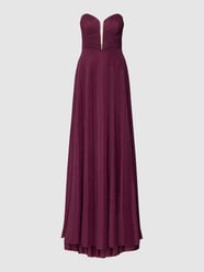 Kleid in Bandeau-Corsage von TROYDEN COLLECTION Lila - 17
