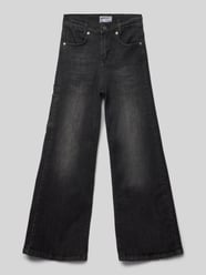 Jeans mit Beintasche von Blue Effect Schwarz - 30