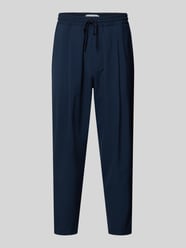 Relaxed Fit Bundfaltenhose mit Viskose-Anteil Modell 'VIGGO CROPPED' von Marc O'Polo DENIM - 37