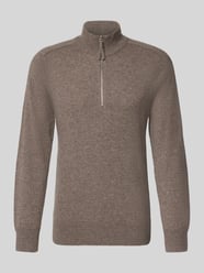 Regular Fit Troyer aus reinem Kaschmir von FTC Cashmere Beige - 3