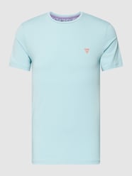 T-Shirt mit Label-Detail Modell 'JOE' von Guess Blau - 38