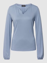 Longsleeve mit V-Ausschnitt von Taifun Blau - 43