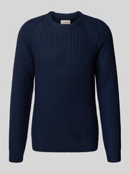 Krój regular fit sweter z dzianiny z dodatkiem wełny model „DEXTER” od Blend - 38