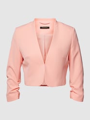 Korte blazer met V-hals van More & More Oranje - 42