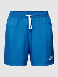 Shorts mit Label-Print von Nike Blau - 35