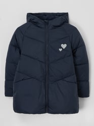 Steppjacke mit Kapuze - wasserabweisend von Tom Tailor Blau - 22