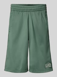 Shorts met logo en steekzakken van EA7 Emporio Armani - 46