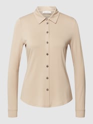 Hemdbluse mit Stretch-Anteil von Marc O'Polo Beige - 32