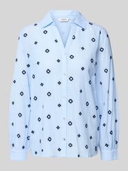 Regular fit blouse met V-hals model 'FABIENNE' van b.young - 25