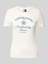 T-Shirt mit Label-Print von Tommy Jeans - 3