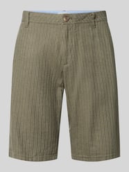 regular fit linnen short van mix van katoen en linnen van Tom Tailor - 15
