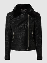 Bikerjacke in Leder-Optik von Guess - 9