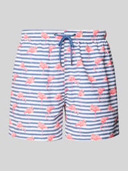 Badehose im Allover-Look mit elastischem Bund von MCNEAL - 28
