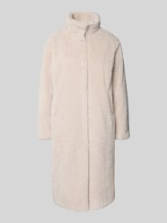 Płaszcz o kroju regular fit z futerka ze stójką od White Label - 7