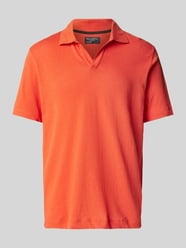 Koszulka polo o kroju regular fit z mieszanki bawełny i lnu od Marc O'Polo - 29