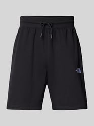 Relaxed fit sweatshorts met labelstitching van The North Face - 5