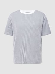 T-shirt met streepmotief van MCNEAL Blauw / turquoise - 39
