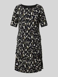 Knielanges Kleid mit Allover-Muster von Betty Barclay Schwarz - 21