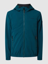 Jack met capuchon, model 'Olssen' van Ragwear Turquoise - 18