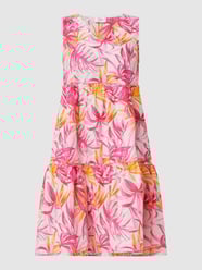 Jurk met bloemenmotief  van ROBE LÉGÈRE Roze - 9