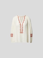 Bluse mit Zierstickerei von Vanessa Bruno Weiß - 8