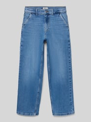 Loose fit baggy jeans van katoenmix, model 'GIA' van Only - 1