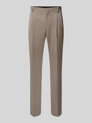 Super slim fit pantalon van scheerwolmix model 'Hesten261F1X' van HUGO Beige - 28