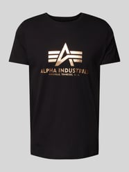 T-shirt met labelprint van Alpha Industries - 43