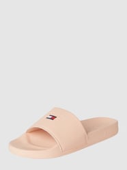 Badslipper met reliëflogo van Tommy Jeans Oranje - 38