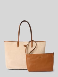Tote bag met labeldetail, model 'VICTTORIA' van Guess - 23