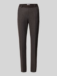 Slim fit stoffen broek met persplooien, model 'Lilyth' van Raphaela By Brax - 2
