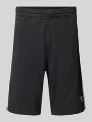 Regular Fit Sweatshorts mit Label-Stitching von adidas Originals Schwarz - 5