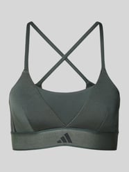 Bustier met logo en gekruiste bandjes van adidas Sportswear - 35