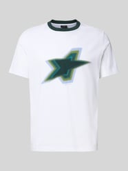 T-Shirt mit geripptem Rundhalsausschnitt von PAUL SMITH - 16