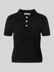 Sweter z dzianiny z kołnierzykiem polo od REVIEW - 47