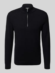 Strickpullover mit Troyer-Kragen von Profuomo - 35