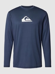 Longsleeve mit Label-Print von Quiksilver Blau - 22