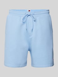 Regular Fit Sweatshorts mit Logo-Stitching Modell 'BEACH' von Tommy Jeans Blau - 24