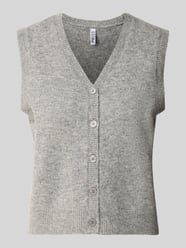 Regular fit bodywarmer met v-hals model 'SALLY' van PIECES - 48