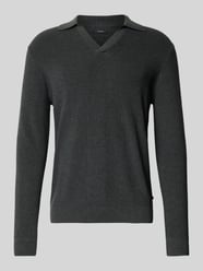 Gebreide pullover met ribboorden, model 'kollo' van Matinique - 20