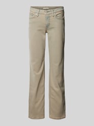 Bootcut jeans in 5-pocketmodel, model 'SUPERLOW' van Levi's® Grijs / zwart - 45